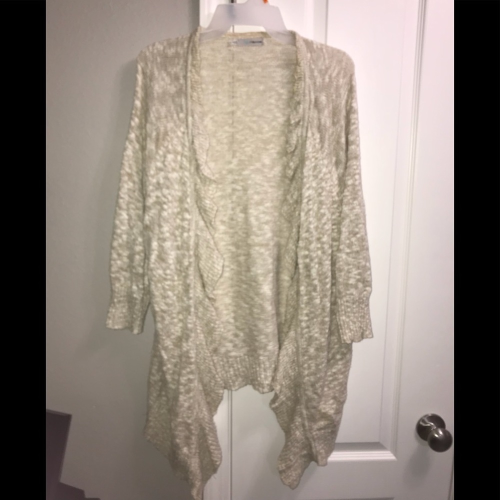 Tan cardigan from Maurice’s size 2
